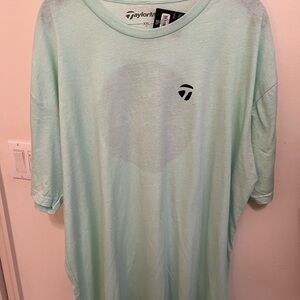 TaylorMade Men’s Size: 2XL Color: Mint Green Crew Neck T-Shirt Brand New w Tags